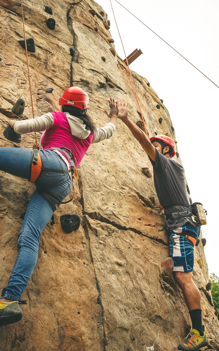 Rock climbing