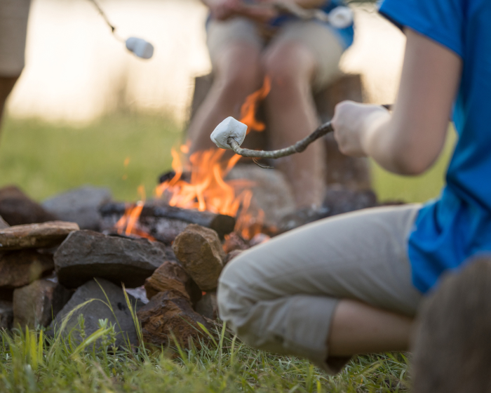 Smores by the campfire