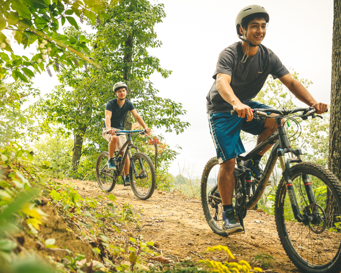 Mountain biking