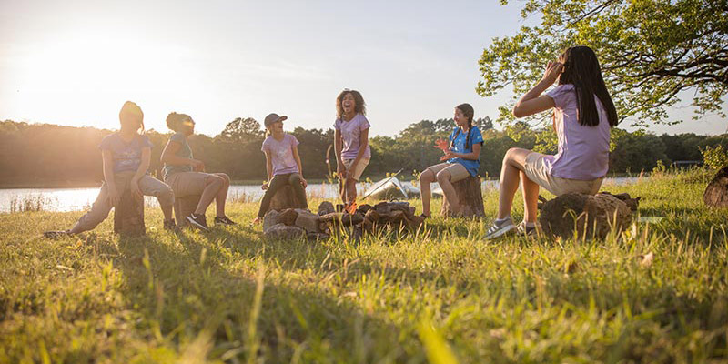 Kids at camp