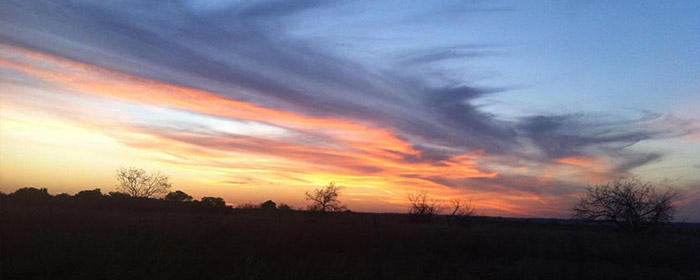 Sid Richardson Scout Ranch sunset