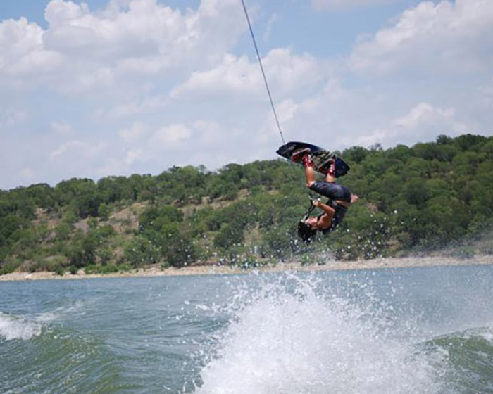 Sid Richardson Scout Ranch wake boarding