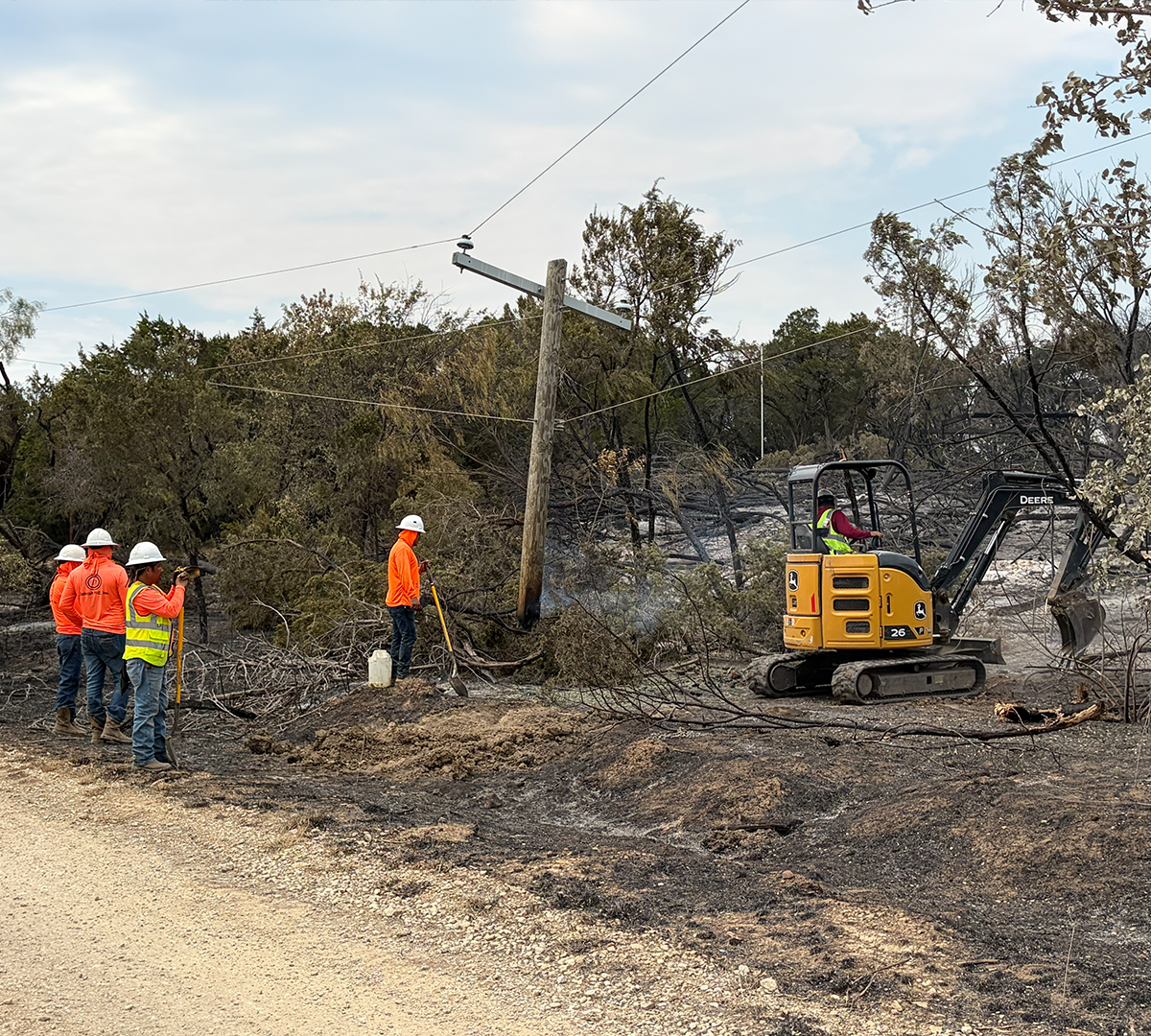 Damage at Worth Ranch following the Ross Fire